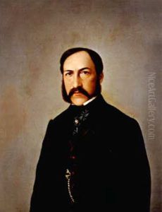 Portrait Eines Bartigen Mannes