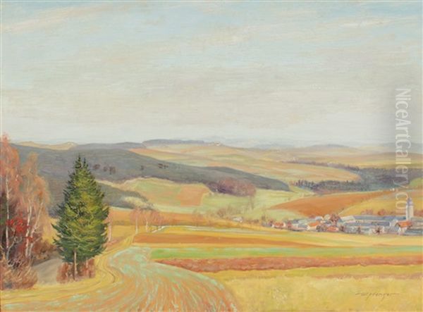 Panoramic Landscape (felver I. Spatherbst) - view 1