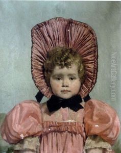 Fillette A La Coiffe Rose Fillette A La Coiffe Rose
