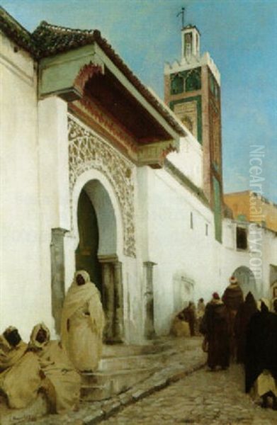 Sortie De La Mosquee, Maroc - view 1