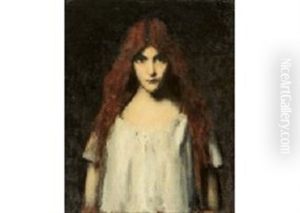Fille by Jean Jacques Henner