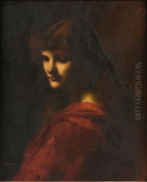 Portrait Of An Auburn Haired Beauty - view 1