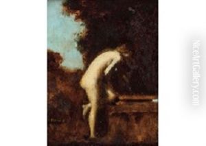 Fountain Nude by Jean Jacques Henner