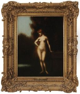 Reds Drapery by Jean Jacques Henner