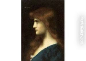 Profil De Femme by Jean Jacques Henner