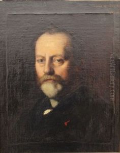 Portrait De L'architecte Honore Daumet by Jean Jacques Henner
