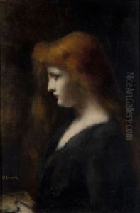Meditation by Jean Jacques Henner
