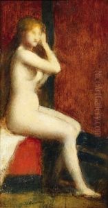 La Toilette (study) by Jean Jacques Henner