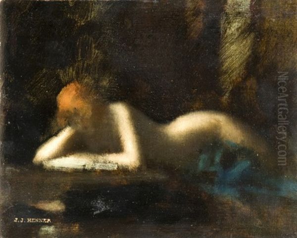 Etude Pour La Femme Qui Lit Ou La Liseuse (+ Une Etude De Femme Nue De Dos Au Crayon; Verso) - view 1