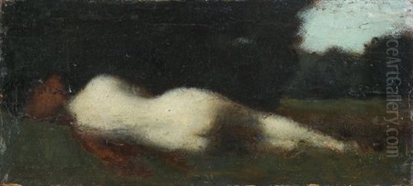 Nu Allonge (study For La Nymphe Endormie) - view 1