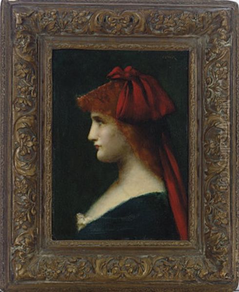 Portrait Of A Woman In Profile - view 1