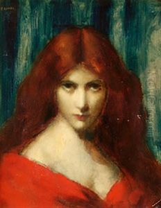 Rodharig Skonhet by Jean Jacques Henner