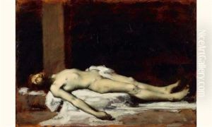 Christ Au Linceul by Jean Jacques Henner