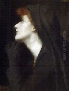 Femme En Priere by Jean Jacques Henner