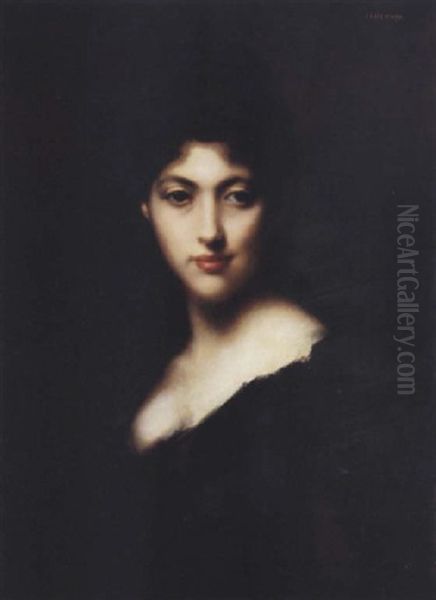 Jeune Femme Au Corsage Noir - view 1