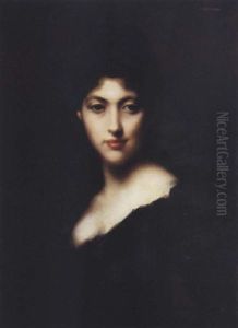 Jeune Femme Au Corsage Noir