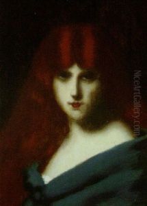 Red-haired Beauty by Jean Jacques Henner