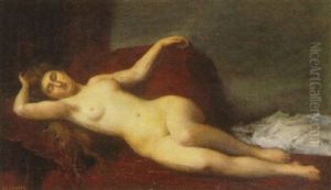 Nu Allonge by Jean Jacques Henner