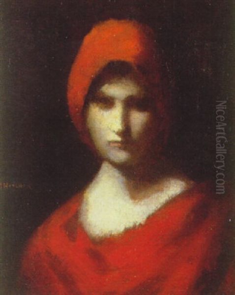 Jeune Femme En Rouge - view 1