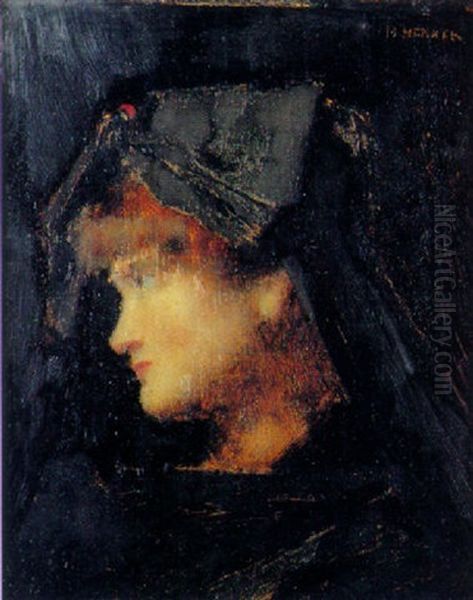 Portrait De Femme Au Chapeau - view 1