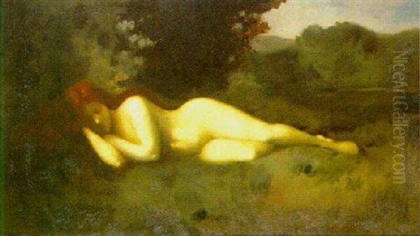 Jeune Femme Allongee - view 1
