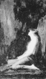 Jeune Femme Pensive by Jean Jacques Henner