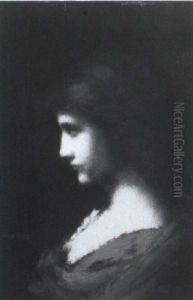 Portrait Of A Lady by Jean Jacques Henner