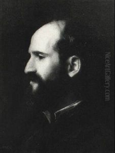 Portrait D'homme A La Barbe by Jean Jacques Henner