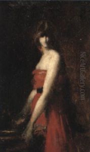 Servante A La Robe Rouge