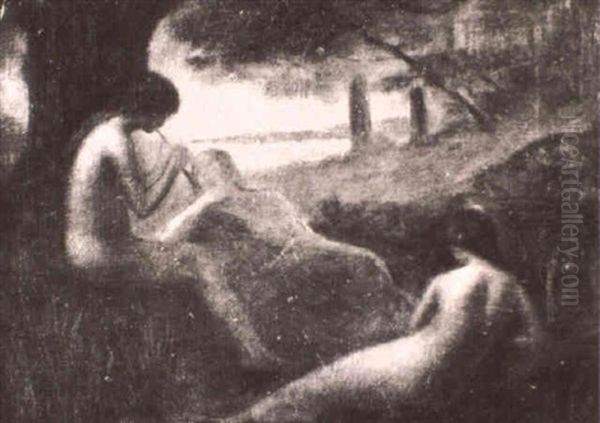 Resting Nudes In A Landscape - view 1