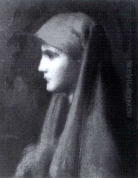 Jeune Femme A La Robe Rouge - view 1