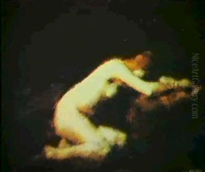 Nu Agenouille by Jean Jacques Henner