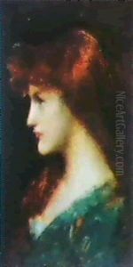 Portraet D'une Jeune Fille by Jean Jacques Henner