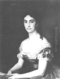 Portrait De Madame De Callac by Jean Jacques Henner