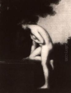 By The Well by Jean Jacques Henner