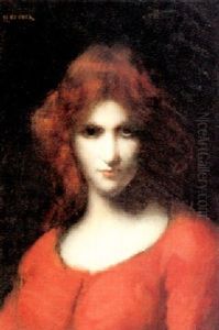 A Red Haired Beauty, Bust Length