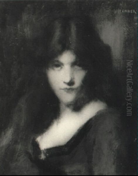 Jeune Femme Au Corsage Rouge - view 1