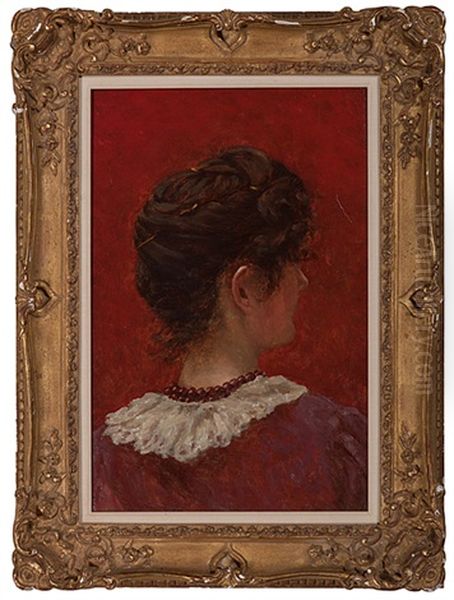 Study Of A Woman's Head - view 1
