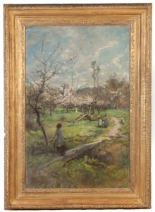 An Impression Of Springtime by William John Hennessy