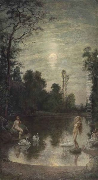 The Three Beauties By Moonlight - view 1
