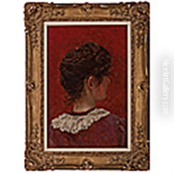 Study Of A Woman's Head - view 1