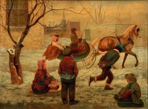 Out And About After The Snowfall by William John Hennessy