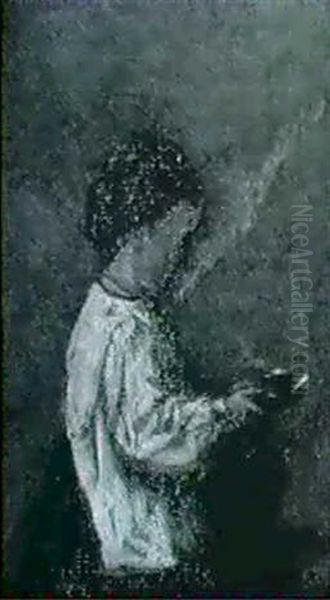 Little Girl With Tea Cup - view 1