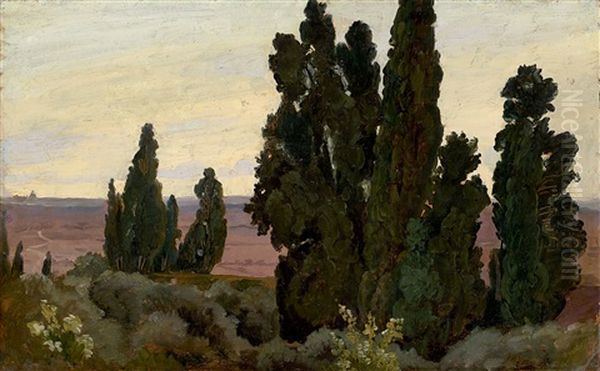 "villa D'este, Cypressen No. 1" - view 1