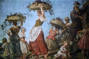 Weinlese In Italien by Adolf Henning