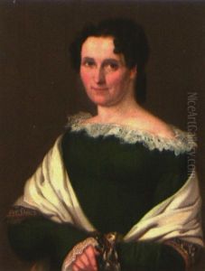 Portrait Der Dorothea Thieme, Geb. Ziesebar, Gattin Des Generalkonsuls Und Bankiers Konrad August Thieme Portrait Der Dorothea Thieme, Geb. Ziesebar, Gattin Des Generalkonsuls Und Bankiers Konrad August Thieme