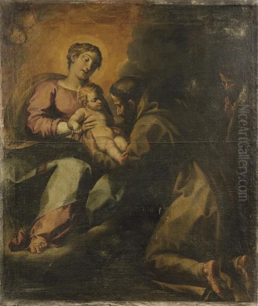 La Madonna Offre Il Bambino A San Francesco - view 1