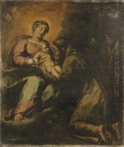 La Madonna Offre Il Bambino A San Francesco La Madonna Offre Il Bambino A San Francesco