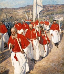 La Processione by Augusto Baracchi