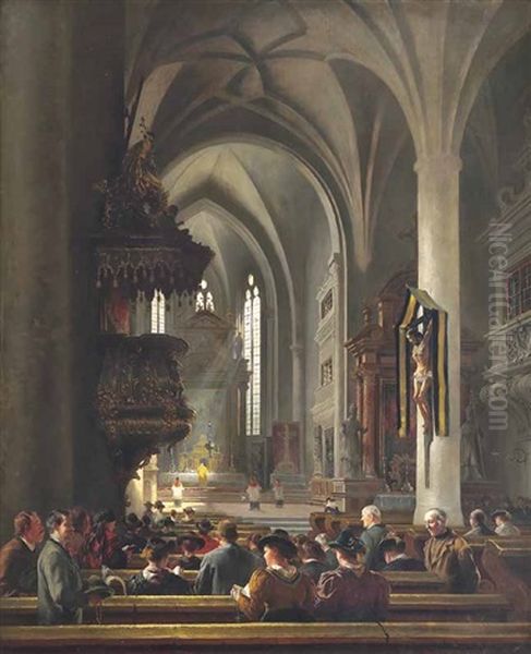 Fruhmesse In Der Stiftskirche Zu Berchtesgaden - view 1